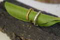 Botanical Silver Ring: Pine Branch Design - Adjustable Nature Band-0