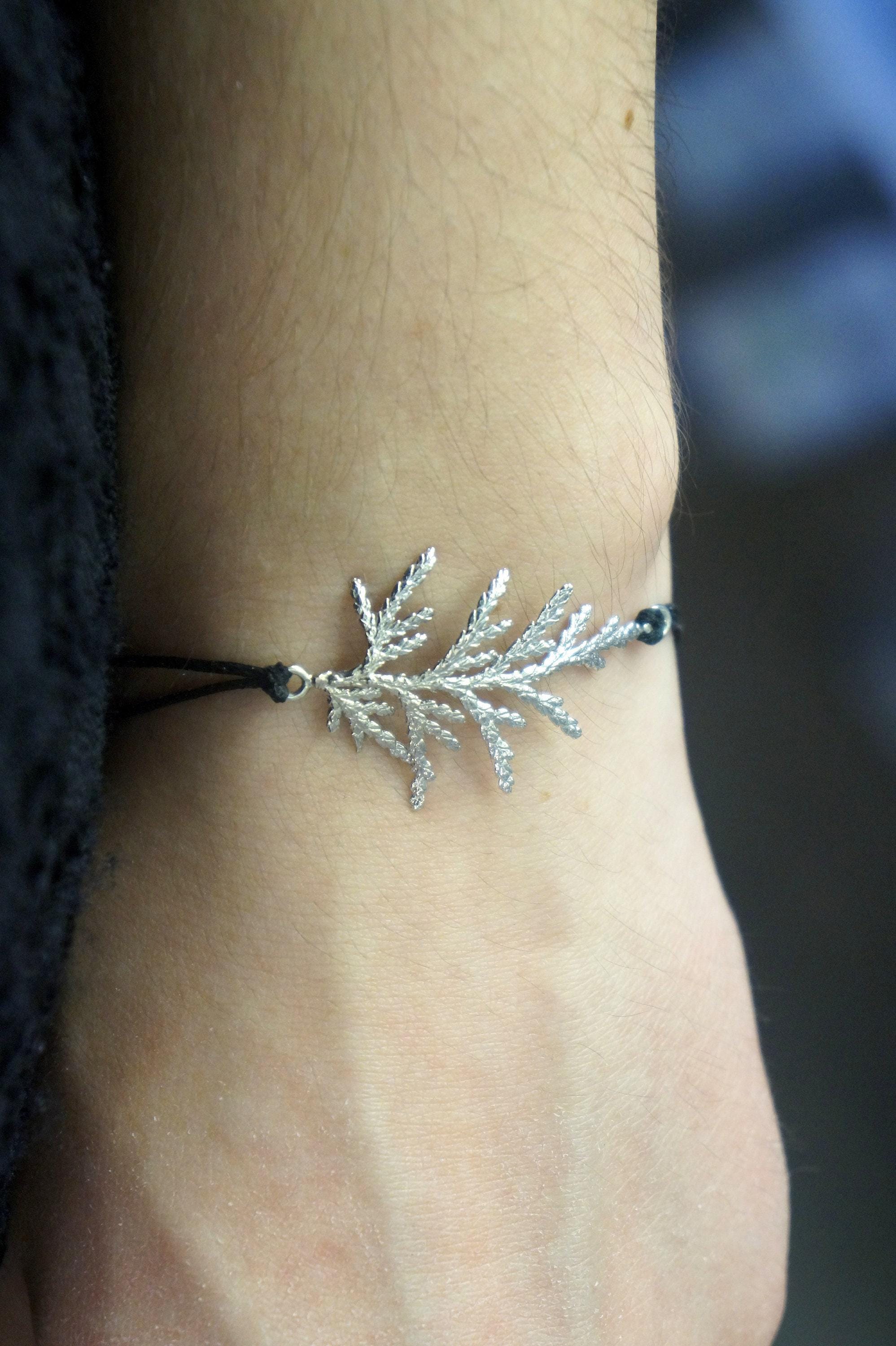 CYPRESS adjustable botanical cord bracelet
