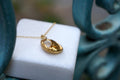 Gold-Plated Sea Shell Pendant Necklace