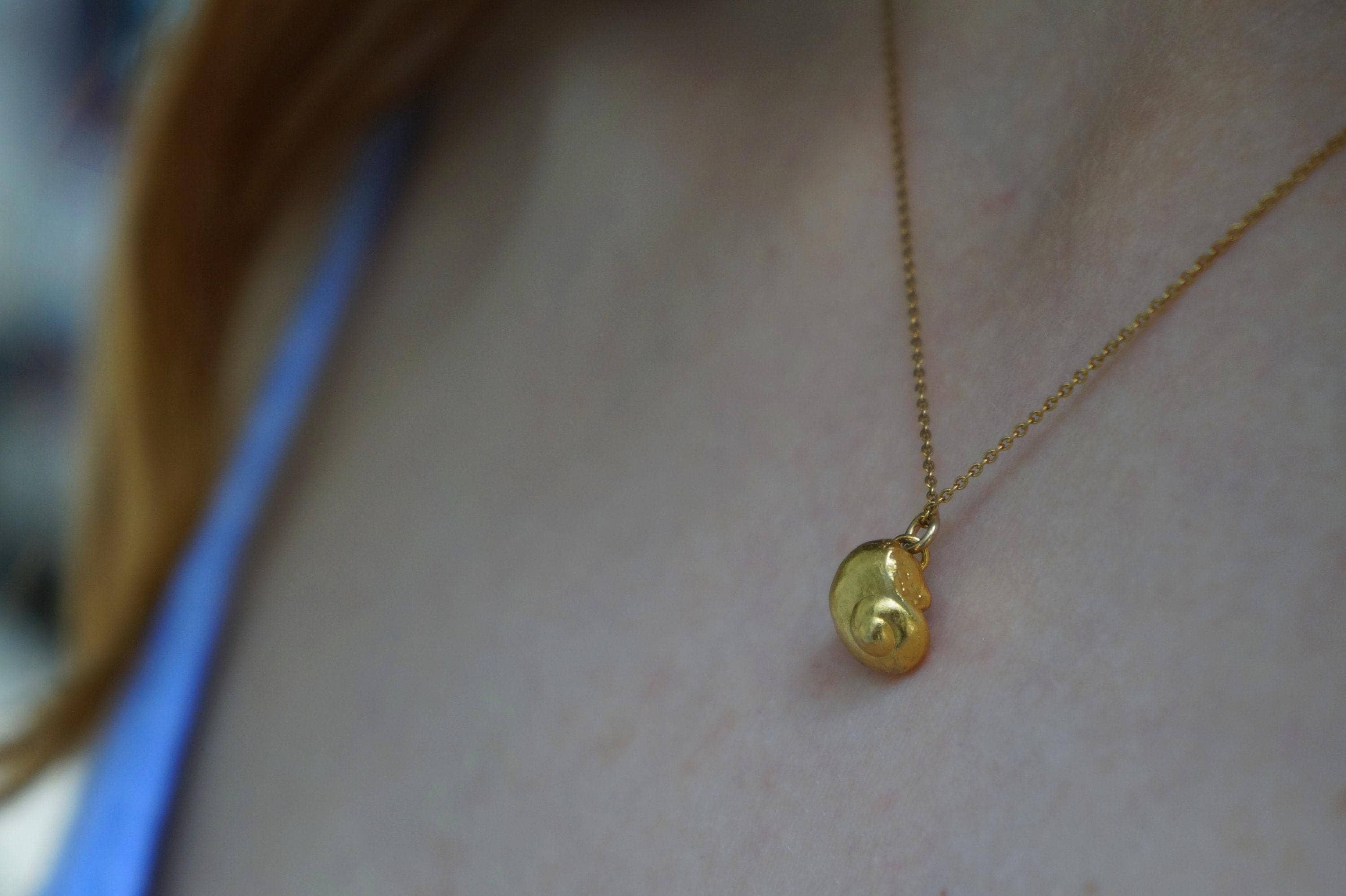 Dainty Sea Shell Sterling Silver Necklace