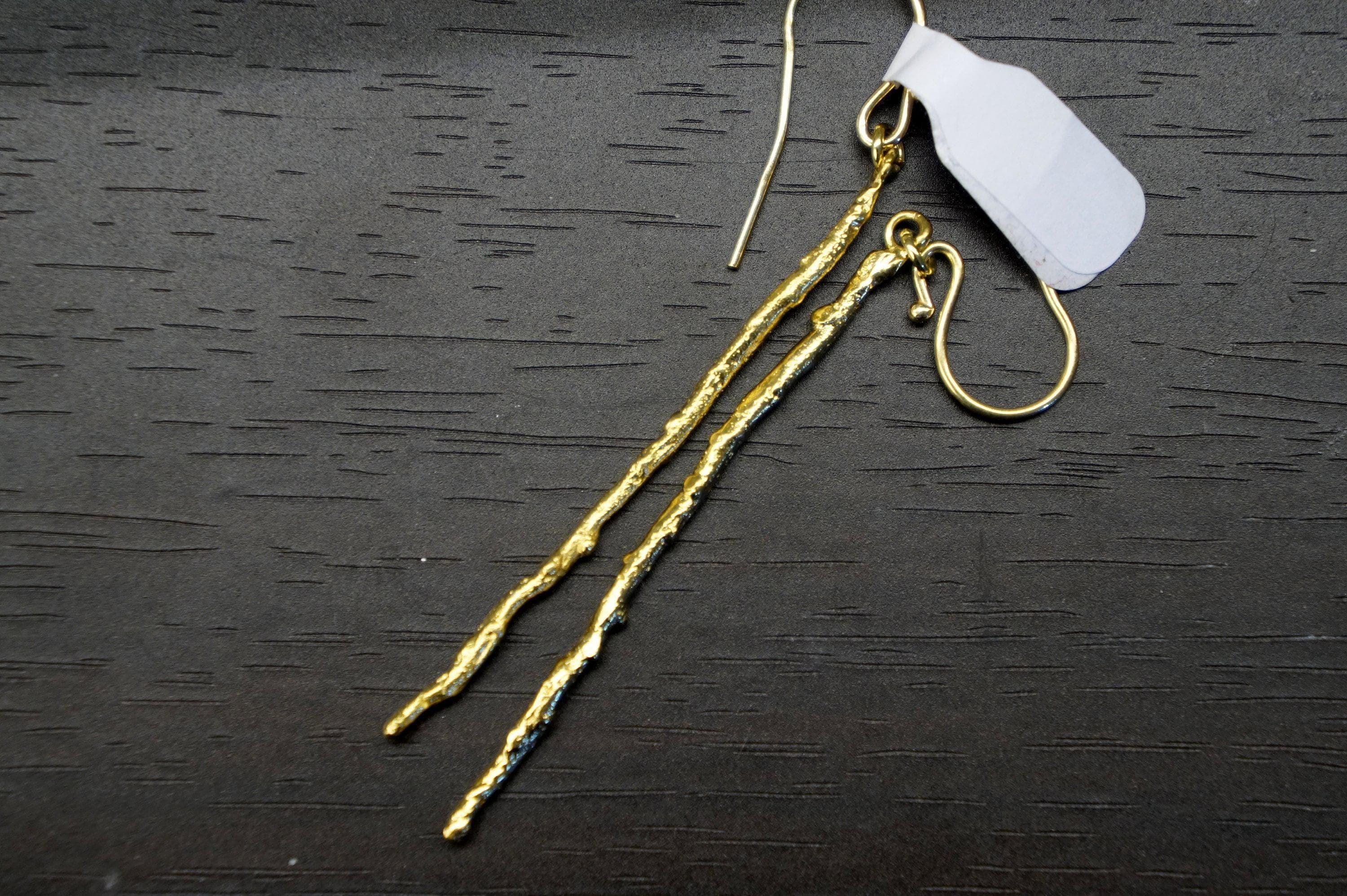 OLIVE branch sterling silver earrings