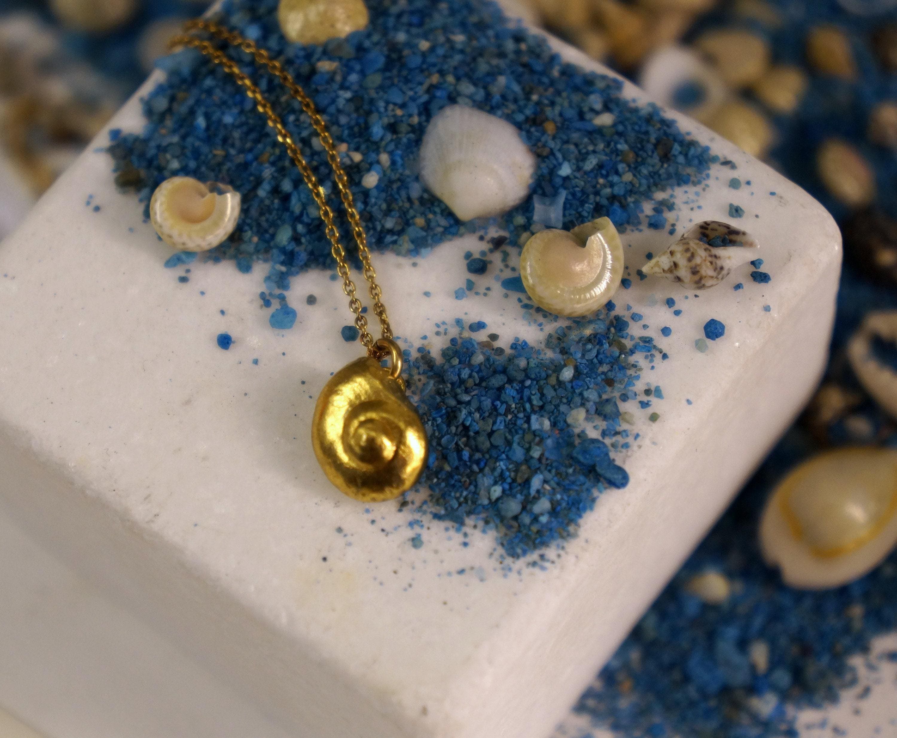 Dainty Sea Shell Sterling Silver Necklace