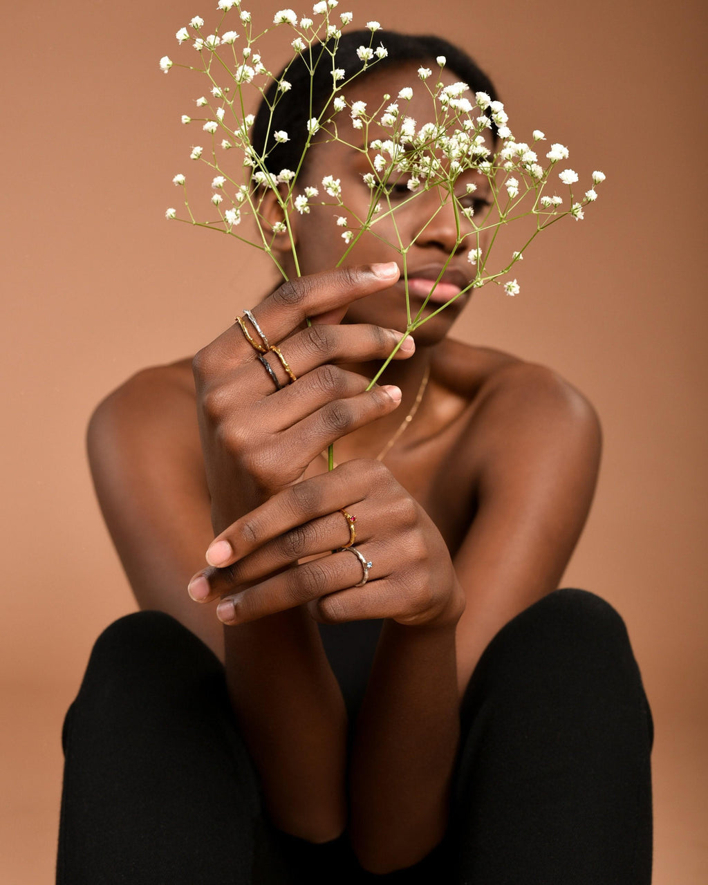 Sterling Silver Olive Branch Ring