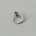 Minimalist Snake Silver Ring
